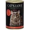 Cat's Love 6 x 400 g pour chat - pur boeuf