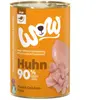 6x 400g WOW Pur poulet nourriture pour chien humide