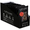 Cat's Love 12 x 85 g pour chat - lot mixte