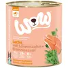 WOW.Pet 6x 800g WOW Adult saumon nourriture pour chien humide