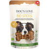 150g Dog's Love bâtonnets bio avec poulet bio friandises pour chiens