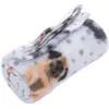 Zooplus Basics Couverture douillette Fleece Dogs & Dots 100x70cm chien
