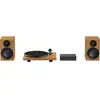Pro-Ject Colourful Audio System E Real Wood Walnut Kit Turntable