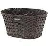 Brn Panier Vintage Eco Leather Oval One Size