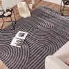 NAZAR Tapis BIANCA à motif arc en relief gris - 80x150 cm 80 x 150 cm