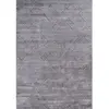 Nazar Tapis BIANCA à motif géométrique en relief gris - 80x150 cm 80 x 150 cm