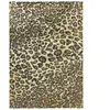 Novatrend Tapis tissé plat léopard marron 120x170 cm