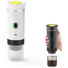 PRUMYA 3 En 1 Multifunctional Capsule Machine - 12V Cafetière à Expresso Chauffage Électrique de Voyage - pour Voiture et le Camping