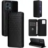 BOONGET Etui Housse Motorola Moto G84 5G Étui en cuir PU à carreaux 3D...