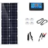 100W Panneau Solaire 18V Double DC USB Monocristaline Flexible Chargeu...
