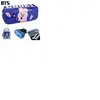 Trousse à crayon BTS Bangtan Boys Bleu 20x9x6.5cm