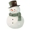 Decochic Sticker en vinyle XL bonhomme de neige multicolore