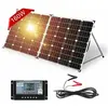 Dokio kit panneau solaire rigide et pliable, 160W, 10a, 12V, avec char...