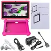 Tablette tactile Q88 pour enfant avec housse de protection rose - Andr...