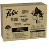 Felix Tendres Effilés Sélection Mixte : Boeuf, Poulet, Thon, Cabillaud - 80x85g