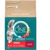 PURINA ONE Chat Stérilisé boeuf, blé - 2,8 kg