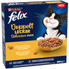 2x800g Felix Délicieux duos poulet et dinde nourriture sèche pour chat