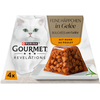 Paquet économique 8x57g Gourmet Revelations Fine Cuts poulet nourritur...