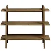 Hannun Etagère d’entrée en bois d’épicéa couleur marron