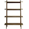 Hannun Bibliothèque en bois d’épicéa couleur marron