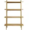 Hannun Bibliothèque en bois d’épicéa couleur marron clair