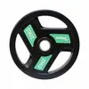 SOFTEE Disque olympique moderne pour adultes, unisexe, noir (noir), 20 kg