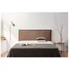Moonia Tête de Lit Tapisée MODENA Aqualine 160x55x8 cm - Chocolat -
