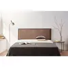 Moonia Tête de Lit Tapisée MODENA Aqualine 90x55x8 cm - Chocolat -
