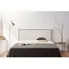 Moonia Tête de Lit Tapisée MODENA Aqualine 160x55x8 cm - Beige -