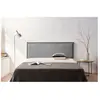 Moonia Tête de Lit Tapisée MODENA Aqualine 160x55x8 cm - Gris Clair -
