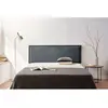 Moonia - Tête de lit rembourée Modena gris foncé  - 145 cm T.U
