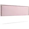Moonia Tête de Lit Tapisée MODENA Aqualine - 145 x 55 cm - Rose Clair -