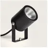 TechBrey Spot Extérieur LED 3W sur Piquet Fern EasyFit 12V Noir