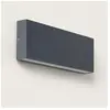 Ledkia Applique LED Extérieur Brooky L Anthracite