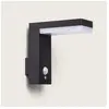 Applique Murale Extérieure Solaire led Aluminium avec Détecteur de Mou...