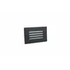 Ledkia Balise Extérieure Led 3w Encastrable Au Mur Adam Argent