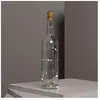 TECHBREY Guirlande LED Extérieure Solaire Fil de Fer pour Bouteille B...