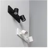 TECHBREY Spot à Douille Double en Saillie Orientable Aluminium Gylu à Ampoule GU10 Blanc