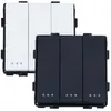 Va et Vient Triple - TECHBREY - Noir - 3 Boutons - Filaire - Intérieur