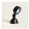 TechBrey Spot LED Extérieur 3W Argo sur Piquet Blanc Chaud 3000K 96 mm