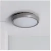 Ledkia - Plafonnier Rond Extérieur Curio IP65 Gris Ø300 mm Gris