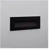 Techbrey Balise LED Extérieure 6W Encastrable au Mur Rectangulaire Gro...