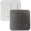 TECHBREY Efectoled - Interrupteur pour Volets Roulants Automatiques Classic Argenté