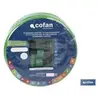 Cofan - Kit tuyau translucide 'Flexolatex' 15m Ø19m en pvc vert (acces...