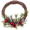 BigBuy Couronne de l'Avent décoration Noël 30cm