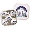 BigBuy Christmas Boules de Noël Multicouleur Polyfoam Rois Mages 7,5 x 7,5 x 7,5 cm (5 Unités)