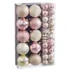LANADECO Boules de Noël Rose (58 Unités)