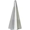 Wadiga Bougie de Noël argentée pyramide - 5.5x5.5x11cm