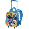 KARACTERMANIA Sac à dos 3D à Roulettes Petit - Disney Lilo et Stitch Skater - Jaune