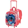 KARACTERMANIA Sac à dos 3D à Roulettes Petit - Disney Lilo et Stitch Thing - Rose